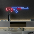 AK47 Gun Led Neon Signs CSGO Game Room AK47 Wall Decor 2