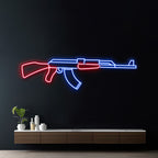 AK47 Gun Led Neon Signs CSGO Game Room AK47 Wall Decor 3