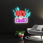 Back To The 80s Neon Light  Retro Party Decor Neon Sign 12