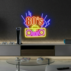 Back To The 80s Neon Light  Retro Party Decor Neon Sign 5