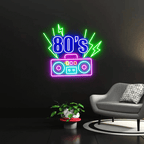 Back To The 80s Neon Light  Retro Party Decor Neon Sign 9