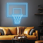 Basketball Hoop LED Neon Light Game Room Decor Sign 13