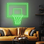 Basketball Hoop LED Neon Light Game Room Decor Sign 15
