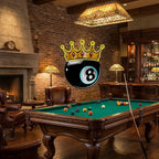 Billiards Wall Art, Billiards Balls Game Room Decor, Pub Decor Artwork Led Neon Sign Light 4