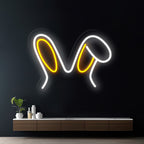 Bunny Ear Led Neon Sign Gaming Room Decor Sign 4