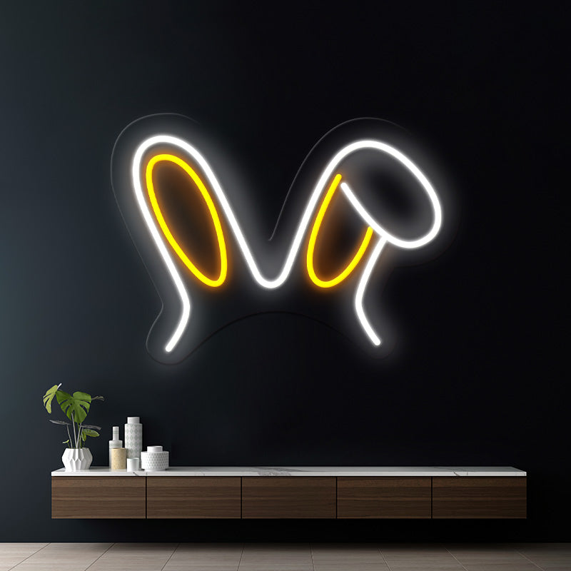 Bunny Ear Led Neon Sign Gaming Room Decor Sign 4