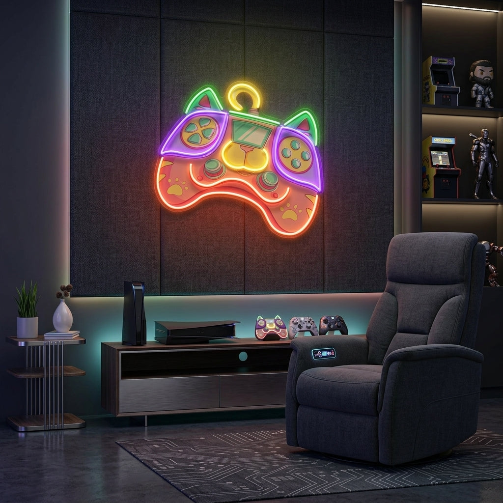 Colorful Cartoon Gaming Artwork Led Neon Sign Light 2