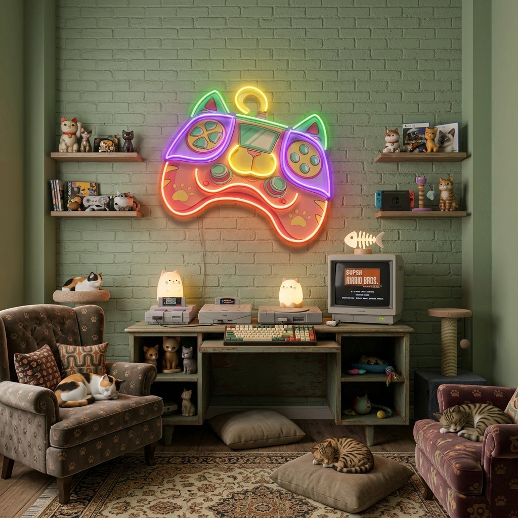 Colorful Cartoon Gaming Artwork Led Neon Sign Light 8