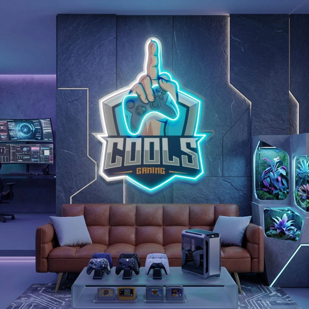 Cools Gaming LED Neon Sign Light Pop Art 0