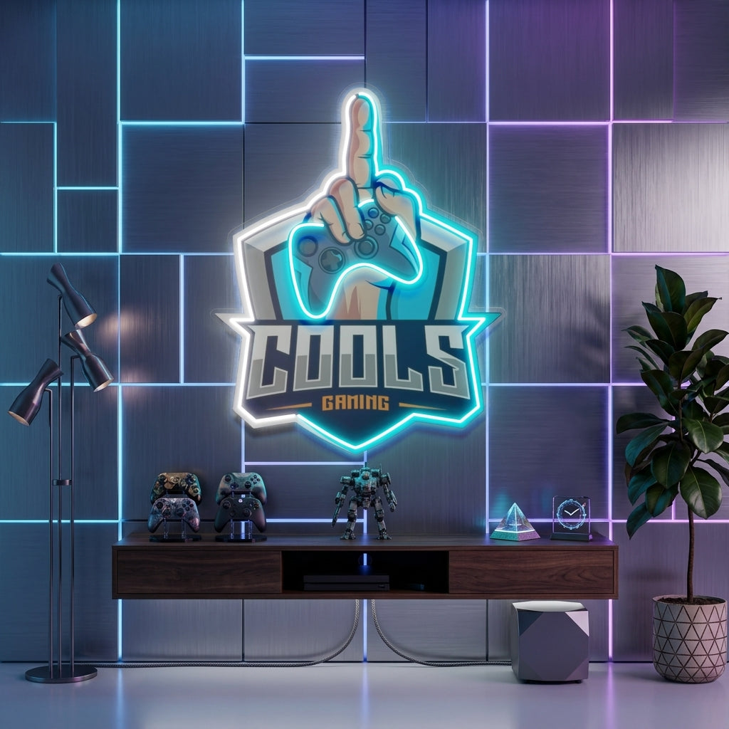 Cools Gaming LED Neon Sign Light Pop Art 2