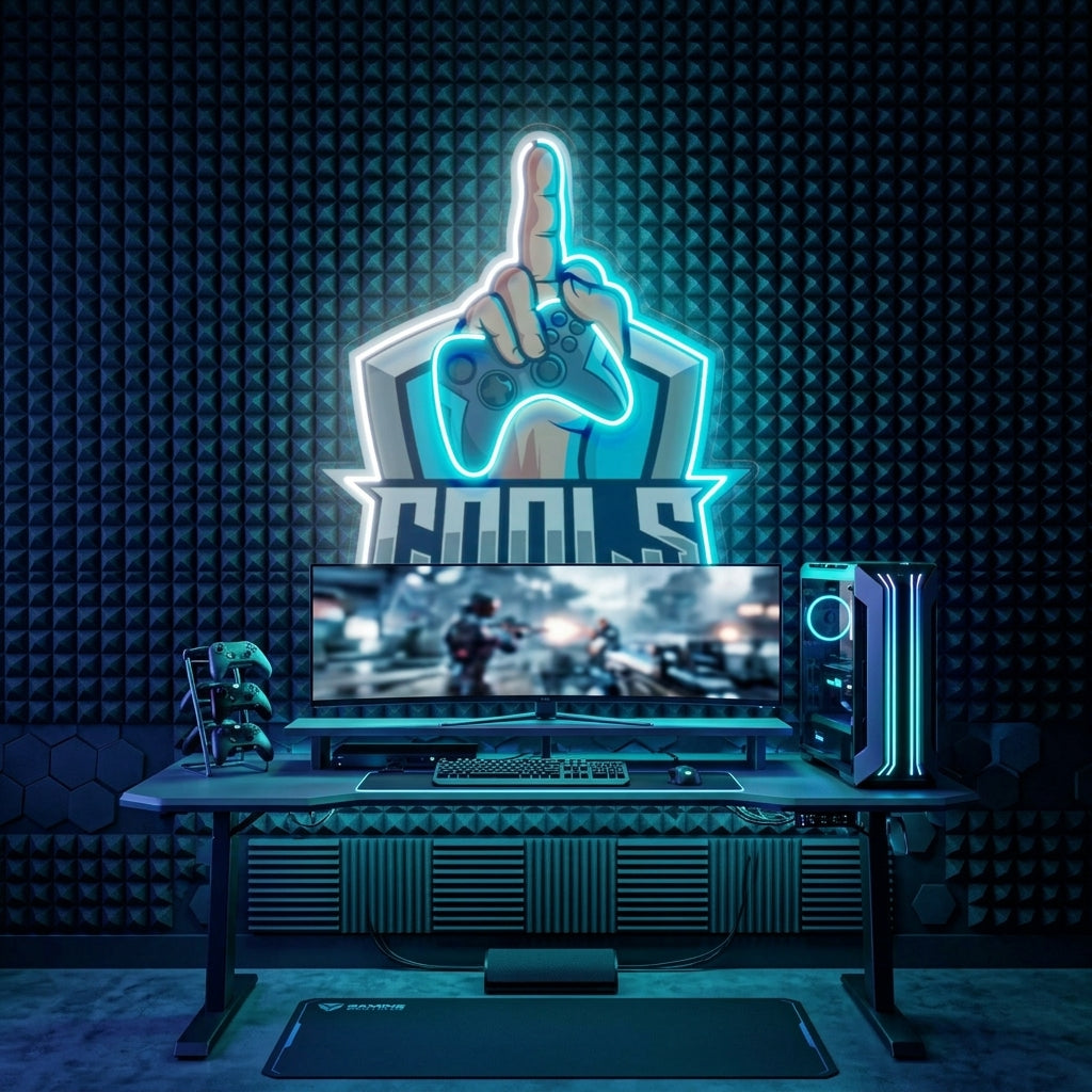 Cools Gaming LED Neon Sign Light Pop Art 3