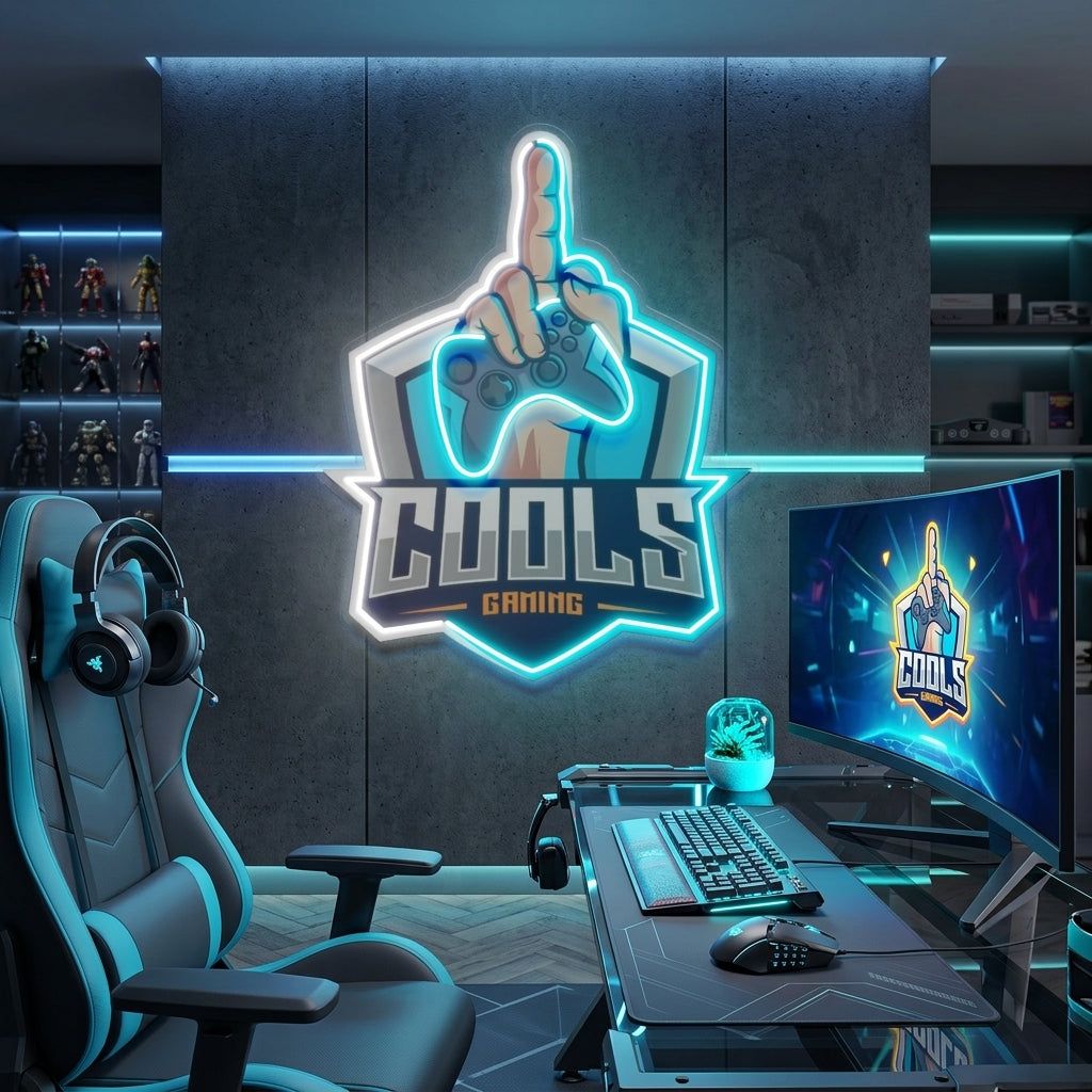Cools Gaming LED Neon Sign Light Pop Art 5