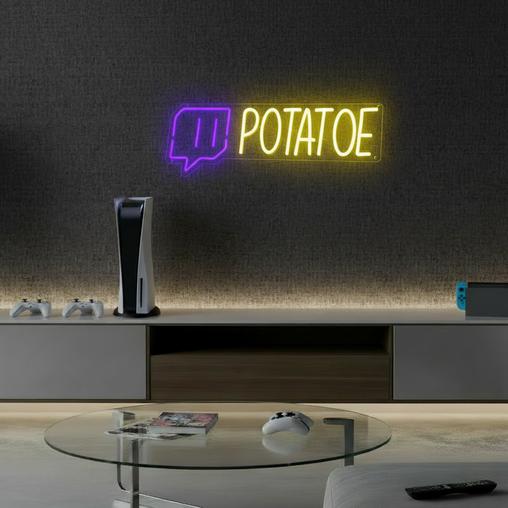 Custom Twitch Username Led Neon Sign Gaming Room Neon Sign 3