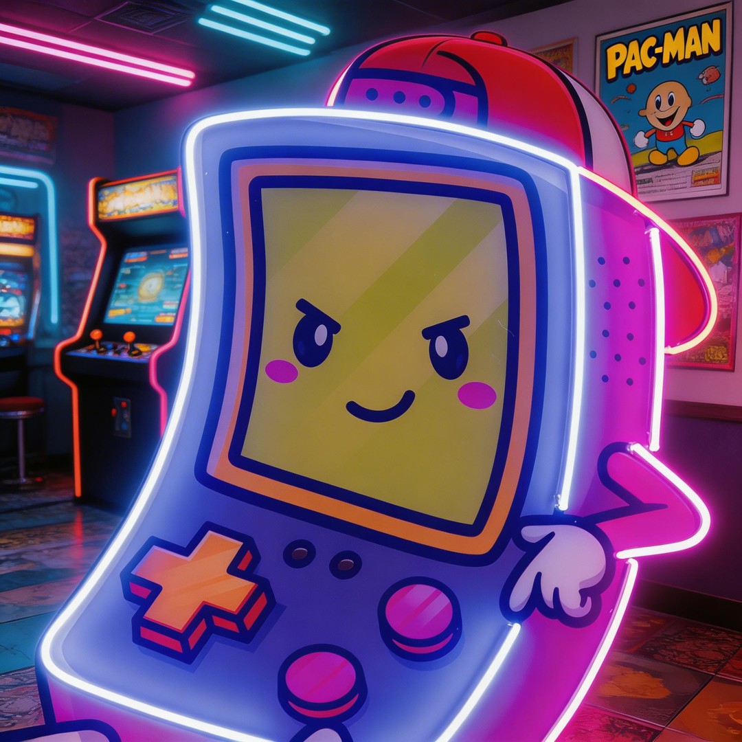 Cute Game Controller LED Neon Sign Light Pop Art 2