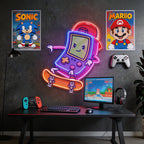 Cute Game Controller LED Neon Sign Light Pop Art 6
