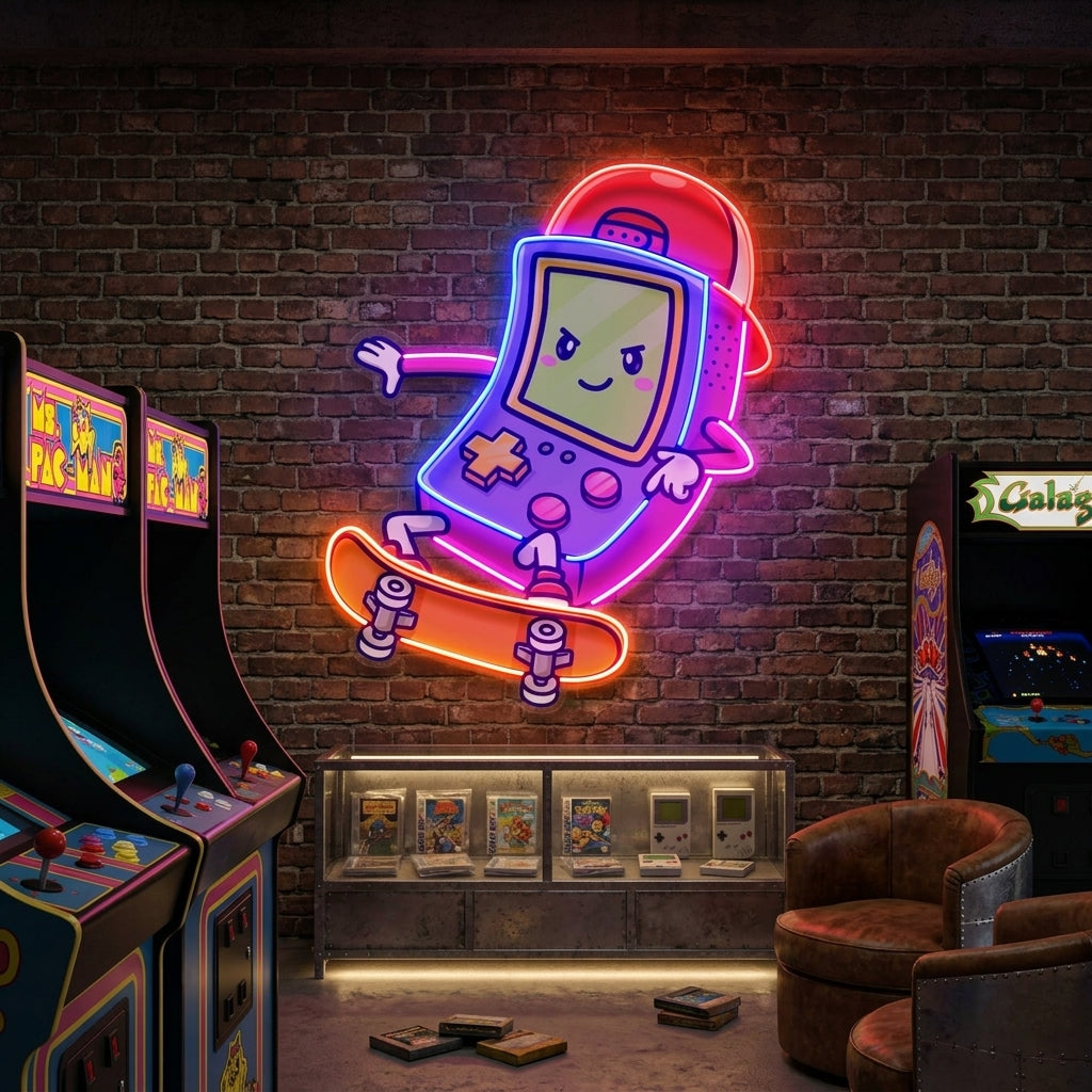 Cute Game Controller LED Neon Sign Light Pop Art 9