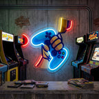 Cute Mummy Gaming LED Neon Sign Light Pop Art 2