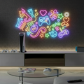 Cute Panda Neon Sign Artwork Kids Unique Gift 0