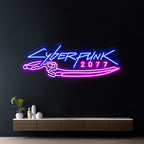 Cyberpunk 2077  Neon Sign for Gaming Room Decor 5