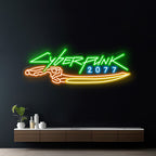 Cyberpunk 2077  Neon Sign for Gaming Room Decor 7
