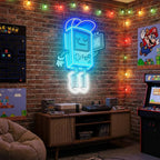 Game Boy Artwork Led Neon Sign Light 1