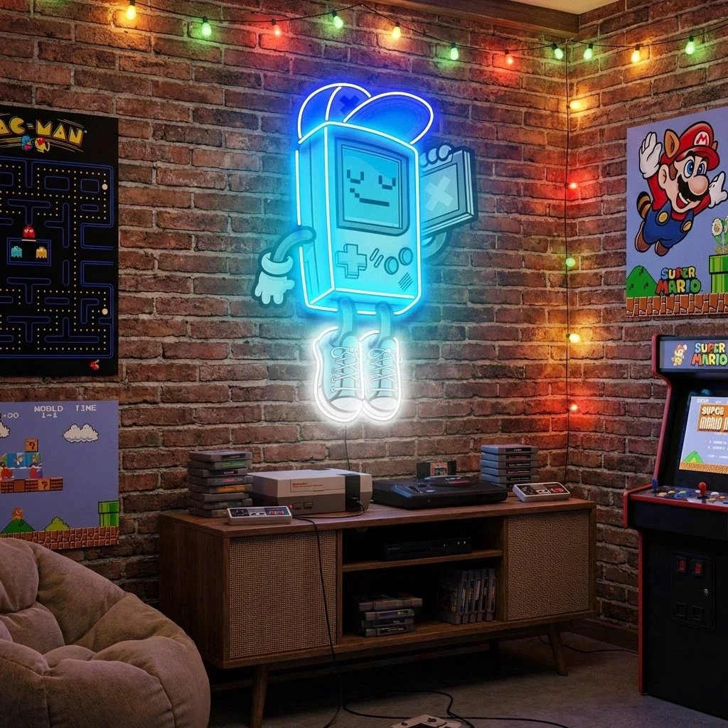 Game Boy Artwork Led Neon Sign Light 1
