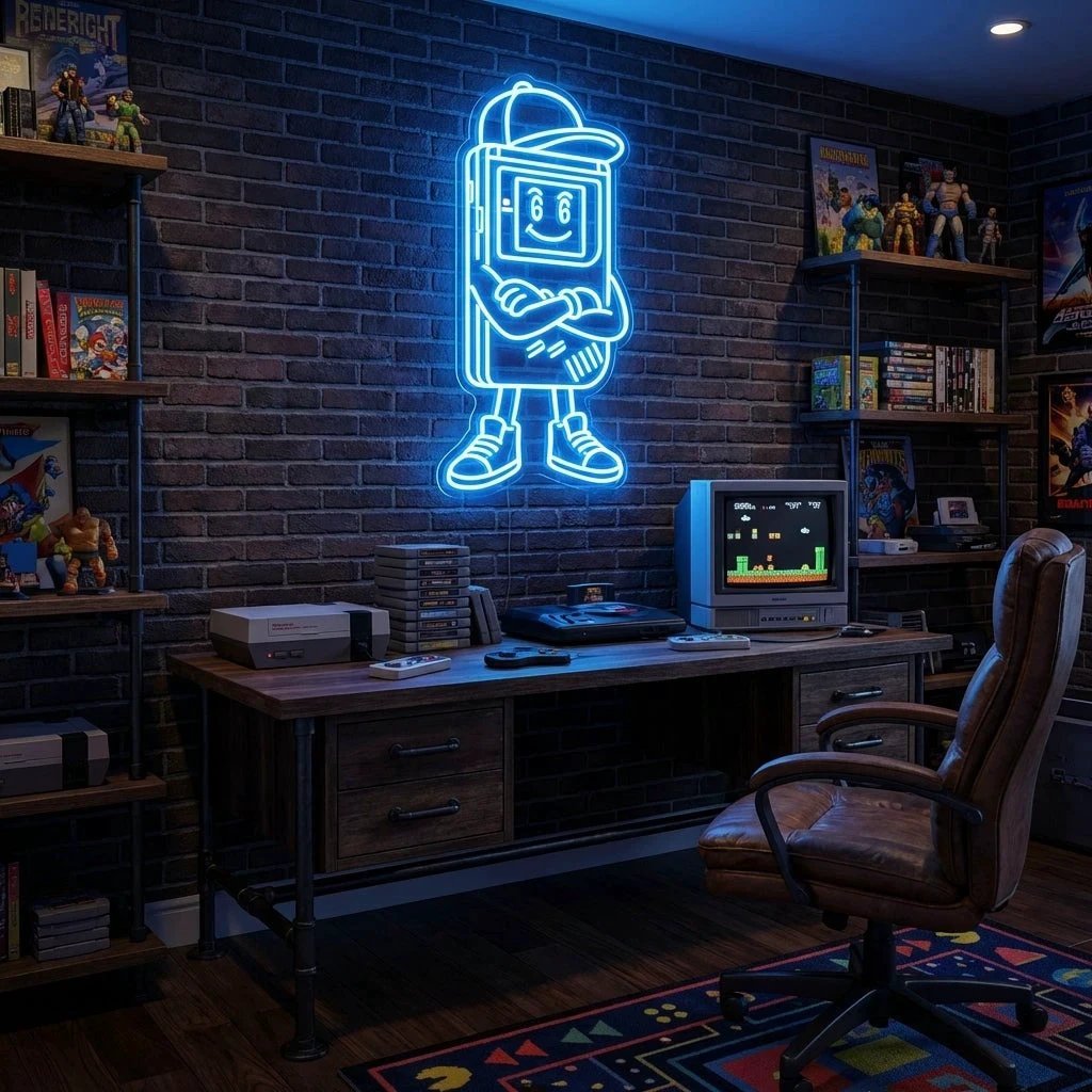 Game Boy Artwork Led Neon Sign Light 6
