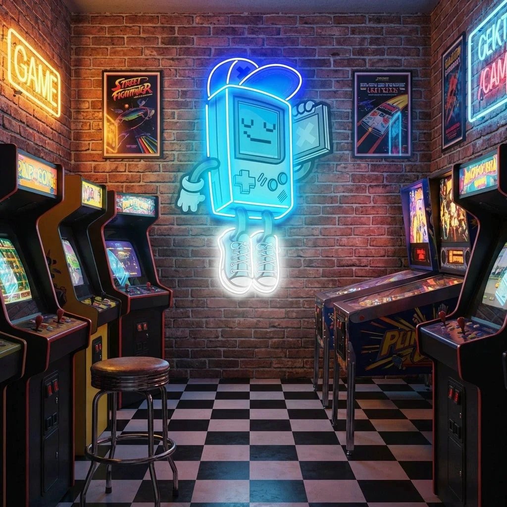 Game Boy Artwork Led Neon Sign Light 8