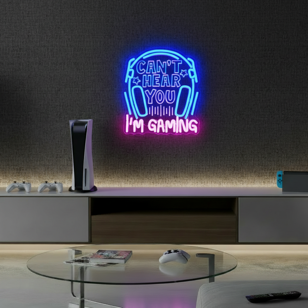 Game Controller Neon Sign Led Neon Sign for Wall Decor 0
