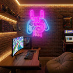 Game Hand Sign Artwork Led Neon Sign Light 6