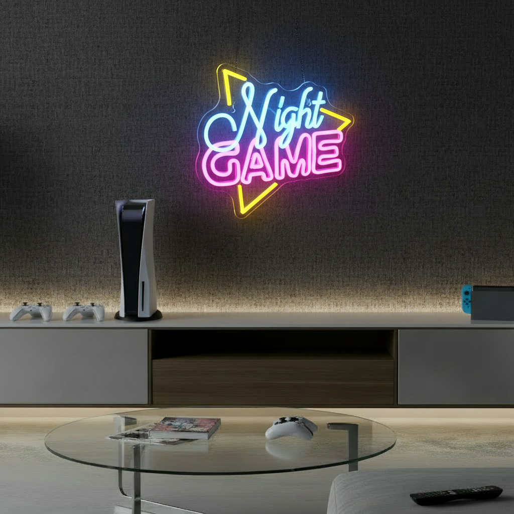 Game Night Neon Sign 3