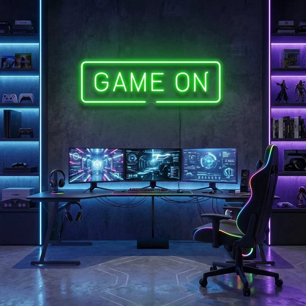 Game On Led Neon Sign Light 1