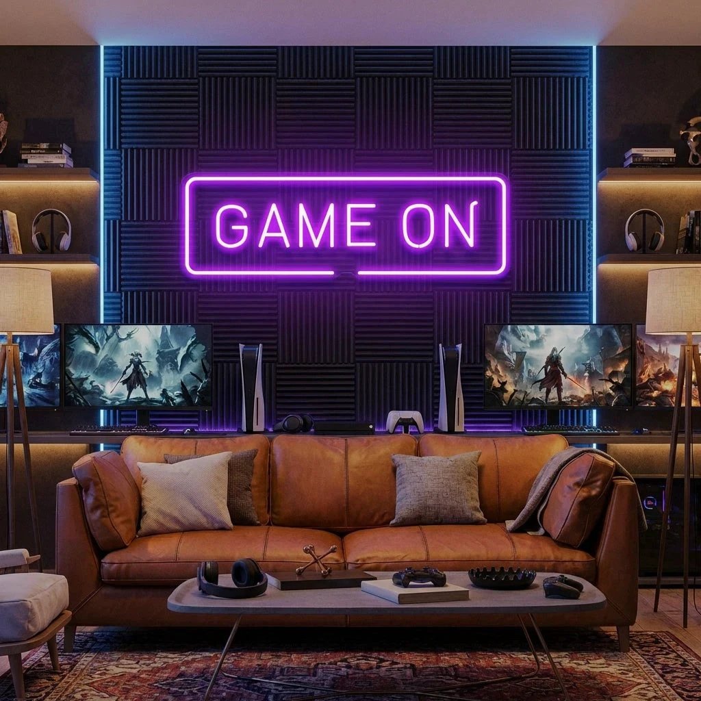 Game On Led Neon Sign Light 36