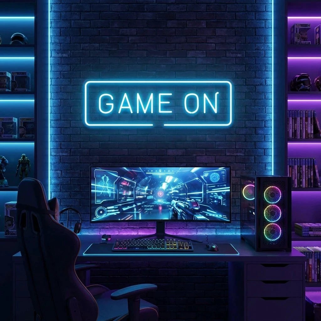 Game On Led Neon Sign Light 4