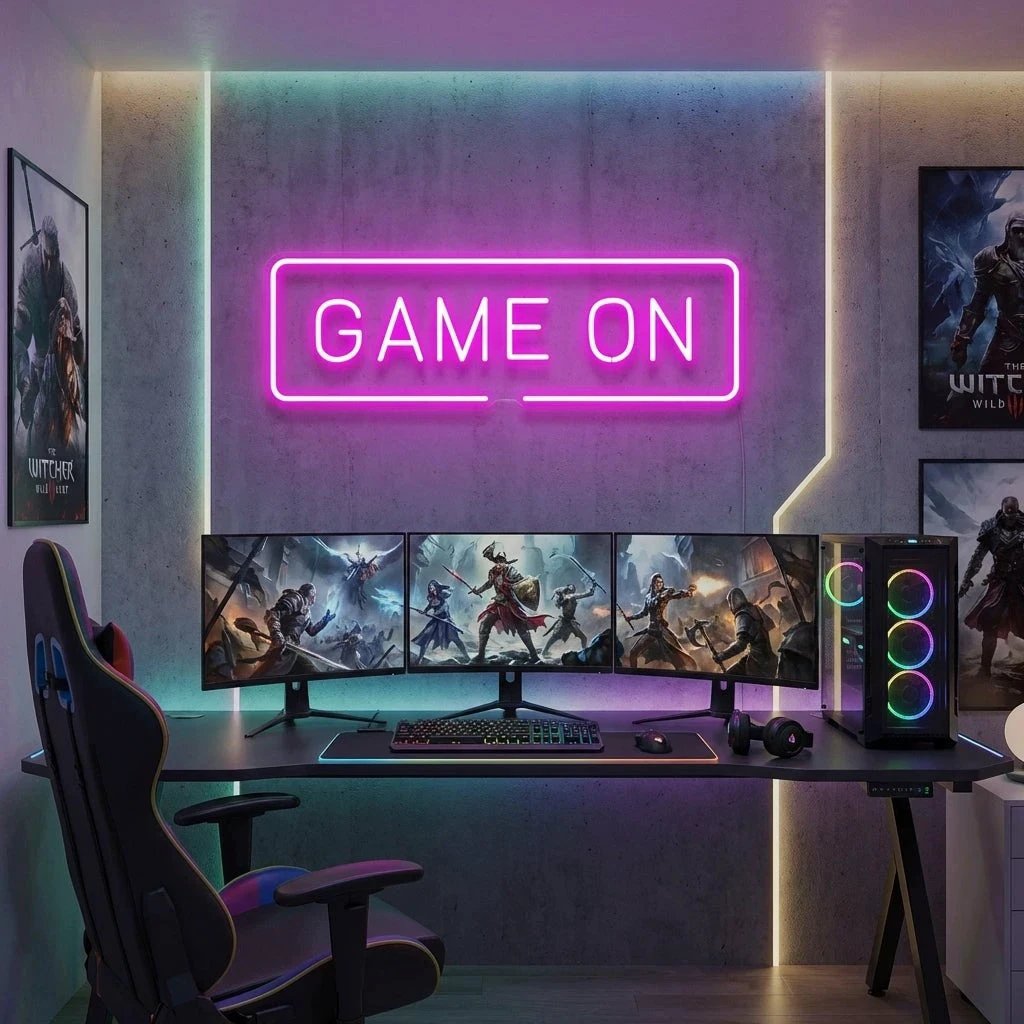 Game On Led Neon Sign Light 45
