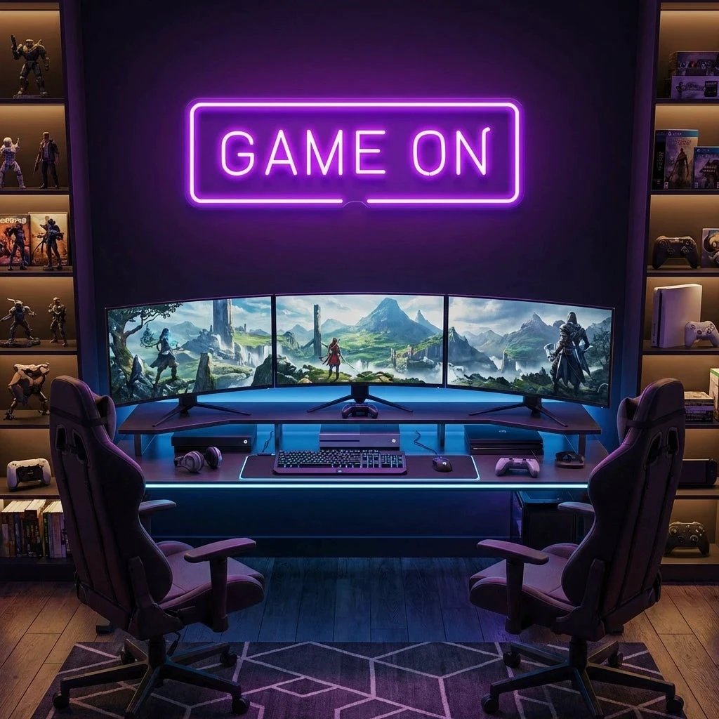 Game On Led Neon Sign Light 46