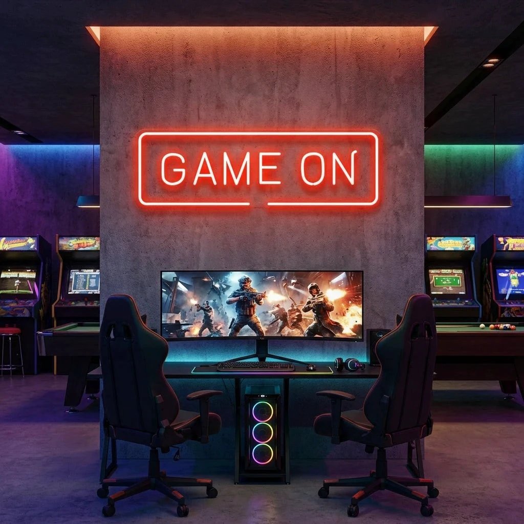 Game On Led Neon Sign Light 47
