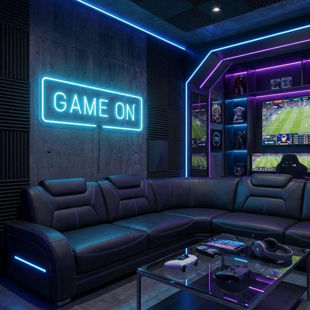 Game On Led Neon Sign Light 48