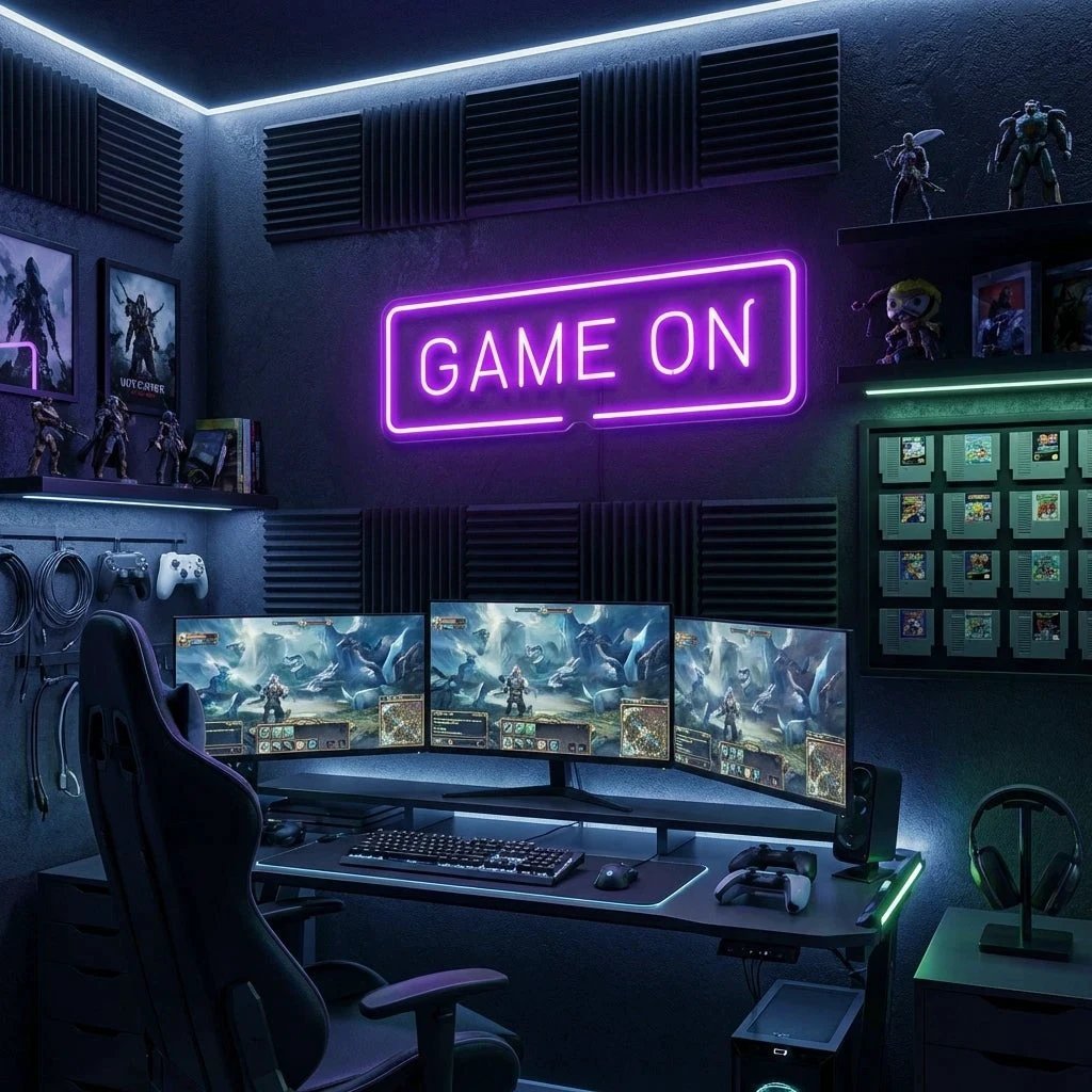 Game On Led Neon Sign Light 60