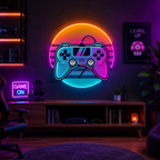 Game Plus Logo LED Neon Sign Light Pop Art 3
