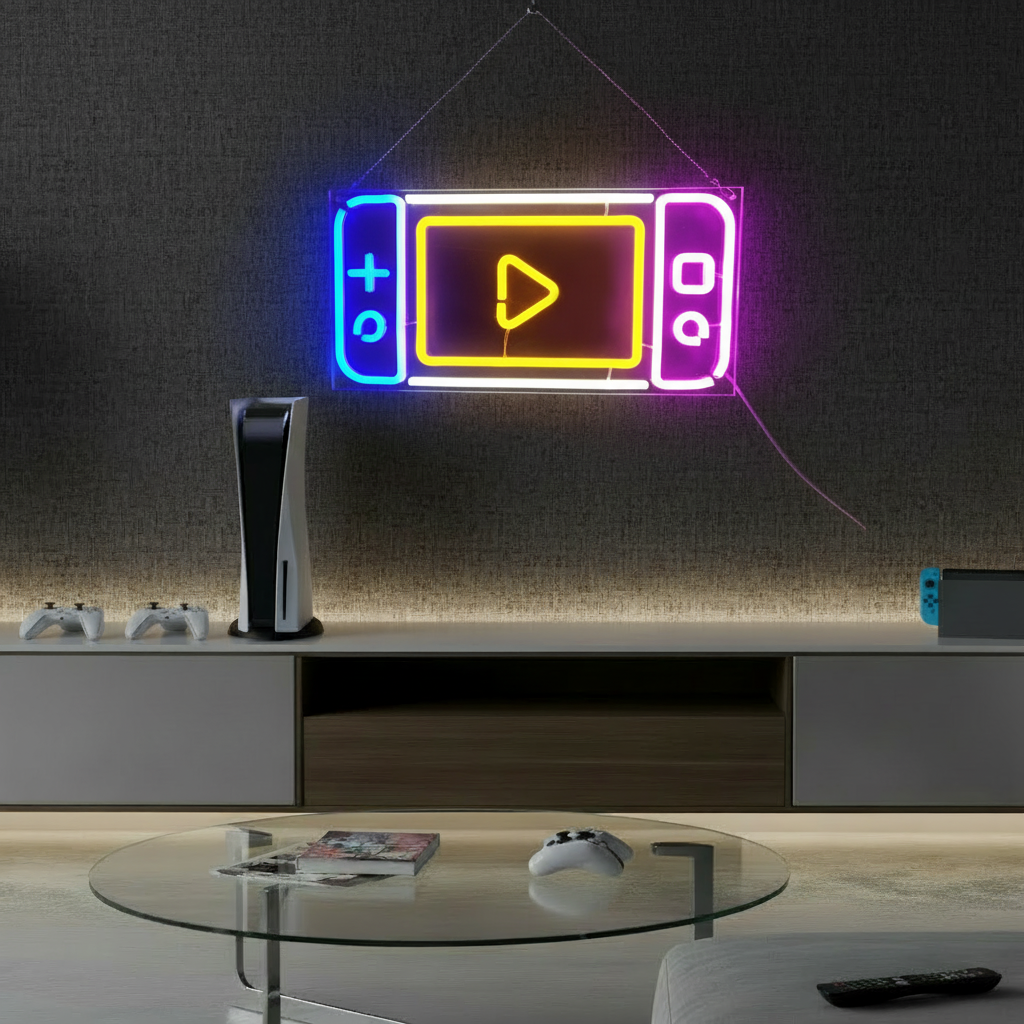 Game Switch Neon Sign For Gaming Room Decor 2