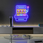 Games Console Blues Neon Sign for Gaming Room Decor 0