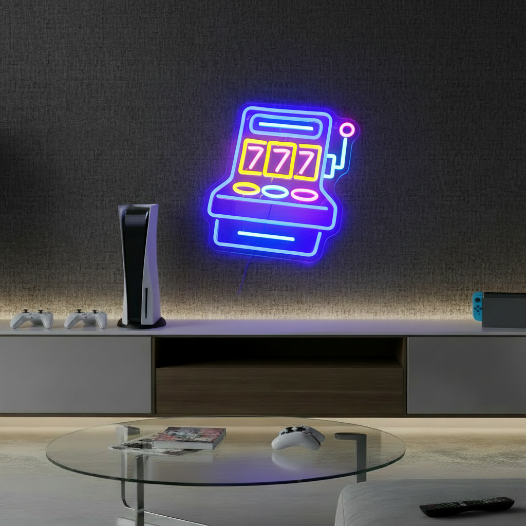 Games Console Blues Neon Sign for Gaming Room Decor 1