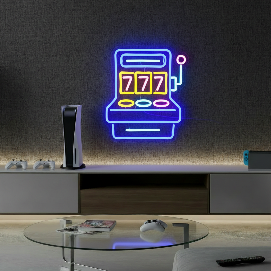 Games Console Blues Neon Sign for Gaming Room Decor 3