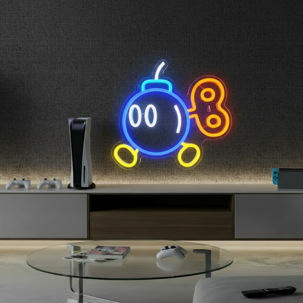 Gaming Neon Sign for Gamer Room Decor 0