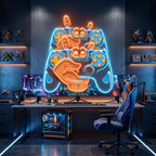 Hand Holding Game LED Neon Sign Light Pop Art 4