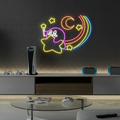 Kriby Stars Neon Sign for Gaming Room Decor  Unique Kids Gift 0