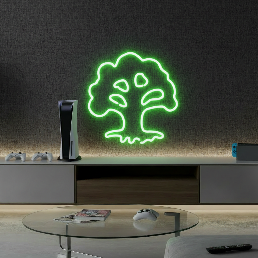 MTG Forest Neon Sign Home Decor Sign Fans Gift 0