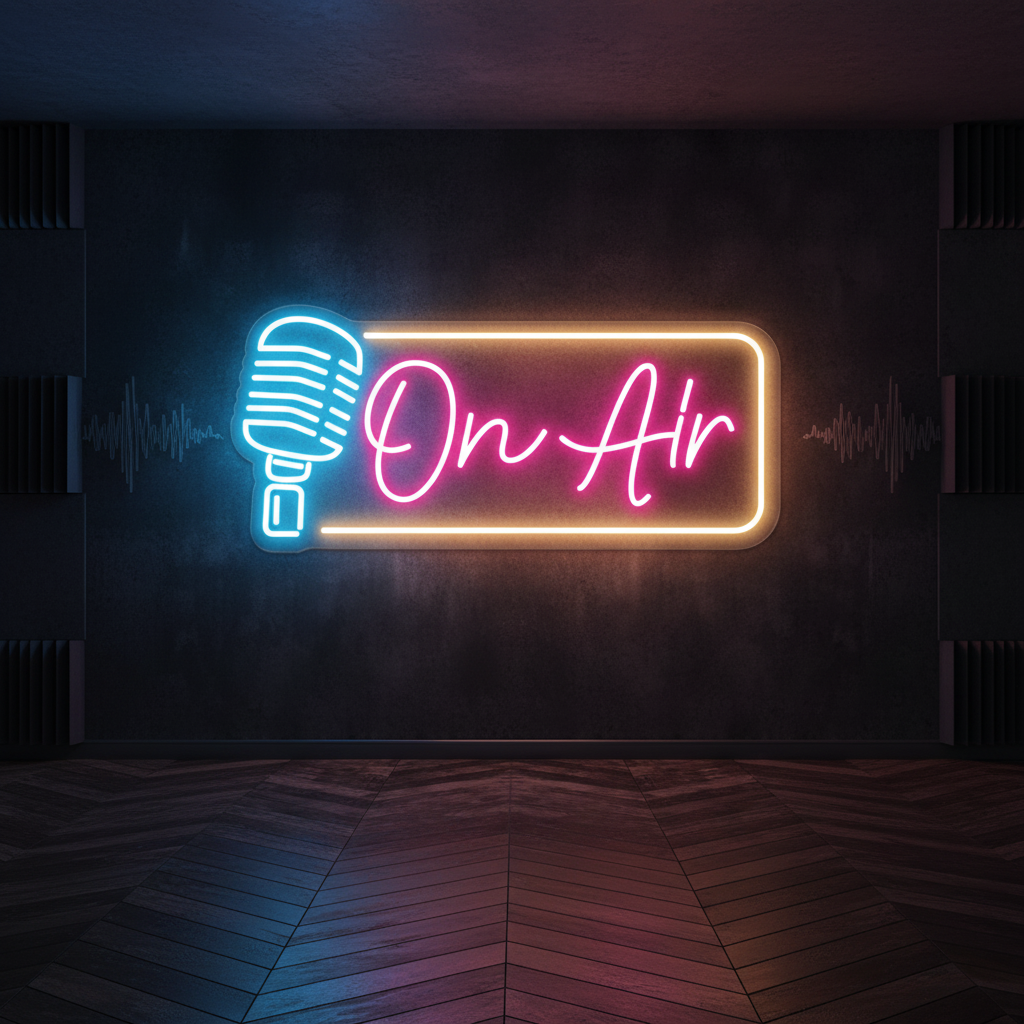 On Air Neon Sign Light Game Room Studio Neon Decor 1