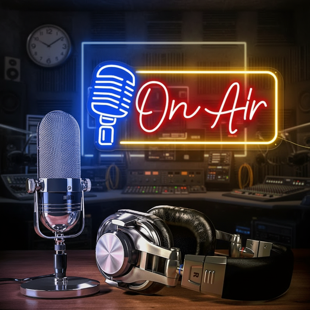 On Air Neon Sign Light Game Room Studio Neon Decor 3